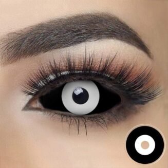 Vampire Black White Sclera Halloween Lenses