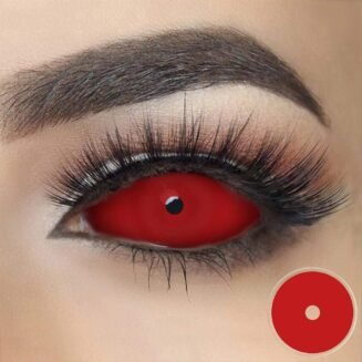 All Red Sclera Halloween Lenses