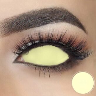 Blind Yellowish Sclera Halloween Lenses